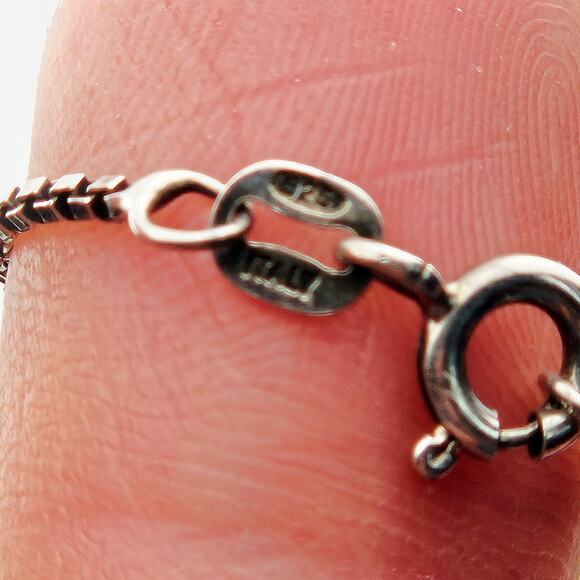 Italian Silver Chain with Dolphin Pendant - Picture 6 of 6